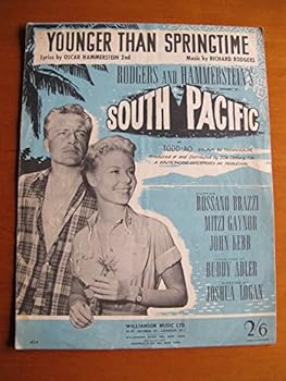 Paperback Younger Than Springtime from "South Pacific" - SHEET MUSIC Book
