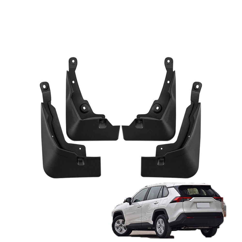 Guardabarros traseros y delanteros para RAV4 2WD 2019-2025: kit faldillas antibarro