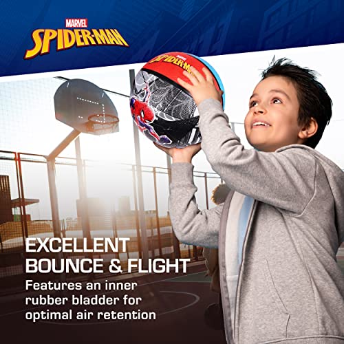 Marvel Spider-Man Basketball Size 6, Avengers Indoor And Outdoor Game Youth Sports Ball For Boys And Girls, Multi #TOP5