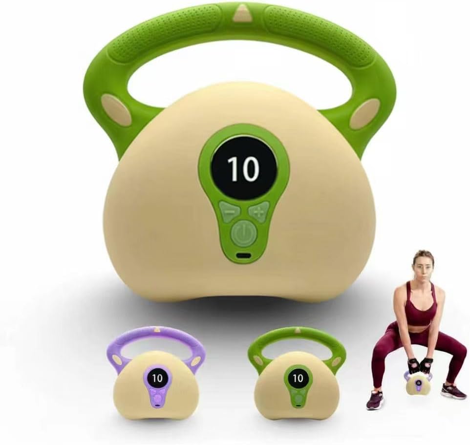 Electronic Kettlebellbell with 10 levels of vibration frequency adjustment for Women at Home and Cross-training Exercise