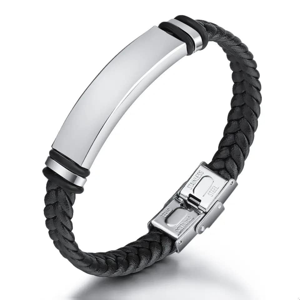 See full amazon price history chart for Brizberry® Titanium Steel Vegan Leather Micro Insert Bracelet for Men & Boys (Norbu) Brizberry® Titanium Steel Vegan Leather Micro Insert Bracelet for Men & Boys (Norbu) (B0CW6B6B7F) Amazon Price History, Amazon Price Tracker