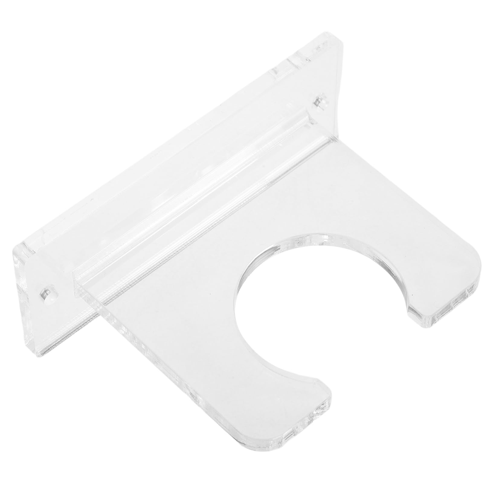 Sosoport Acrylic Baseball Bat Holder Wall Bracket Vertical Softball Display Stand with Strong Load Bearing Capacity Easy to Clean for Home Stadium Locker Use