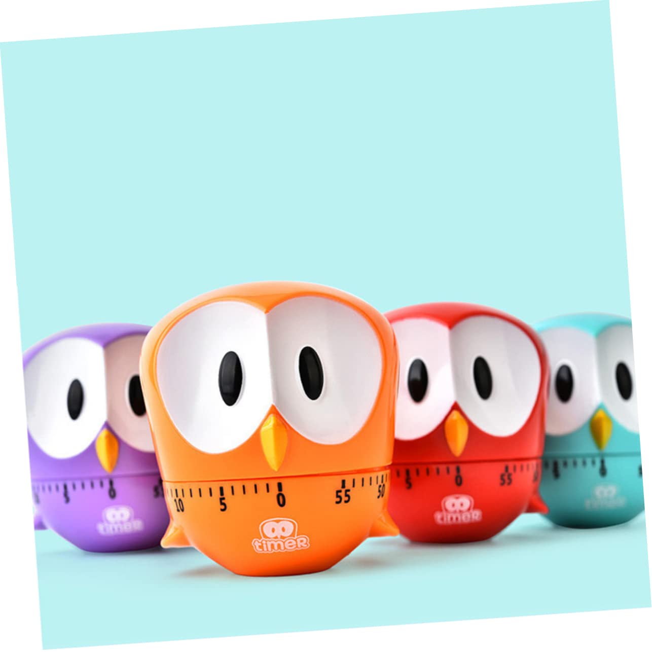 HEMOTON 3 Pezzi Timer Da Cucina Promemoria Bollire Timer Timer Da Cucina Decorazione A Forma Di Aquila Timer Doccia Orologio Digitale Gufo Del Fumetto Timer Lettura Timer Mini