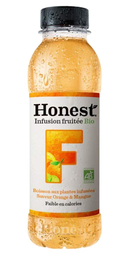 Honest Tea Orange et Mangue Bio 90cl (Pack de 6)