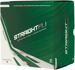 Straightfli White Golf Balls - 48 Pack
