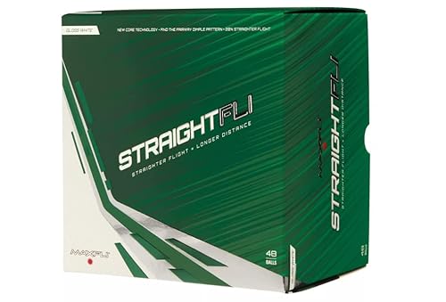 Maxfli Straightfli White Golf Balls - 48 Pack