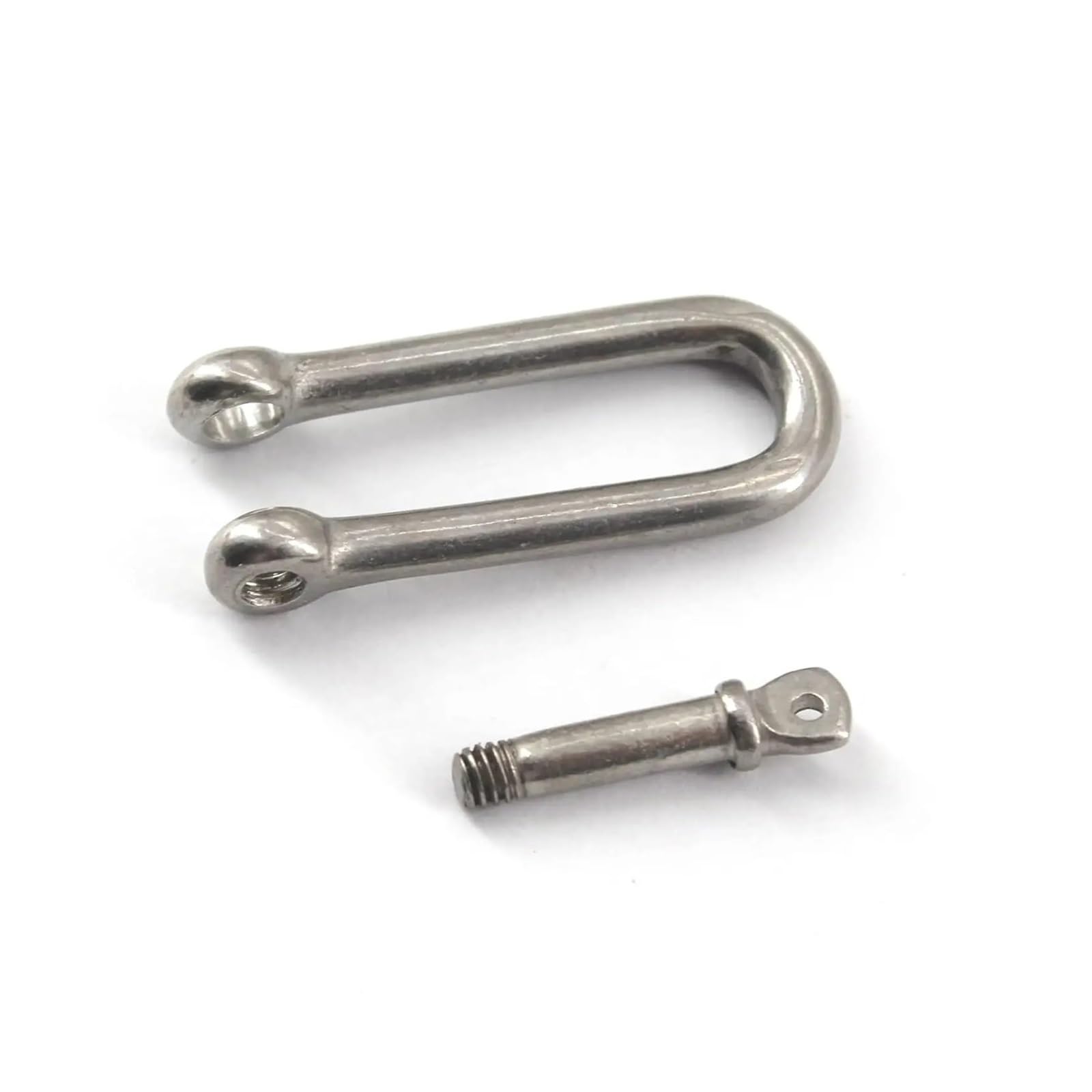 Grilletes acero inoxidable 1 Uds. Abrazadera de carga grillete D largo acero inoxidable 304 for cadenas cuerda elevación Paracord supervivencia for acampar al aire libre(M16)