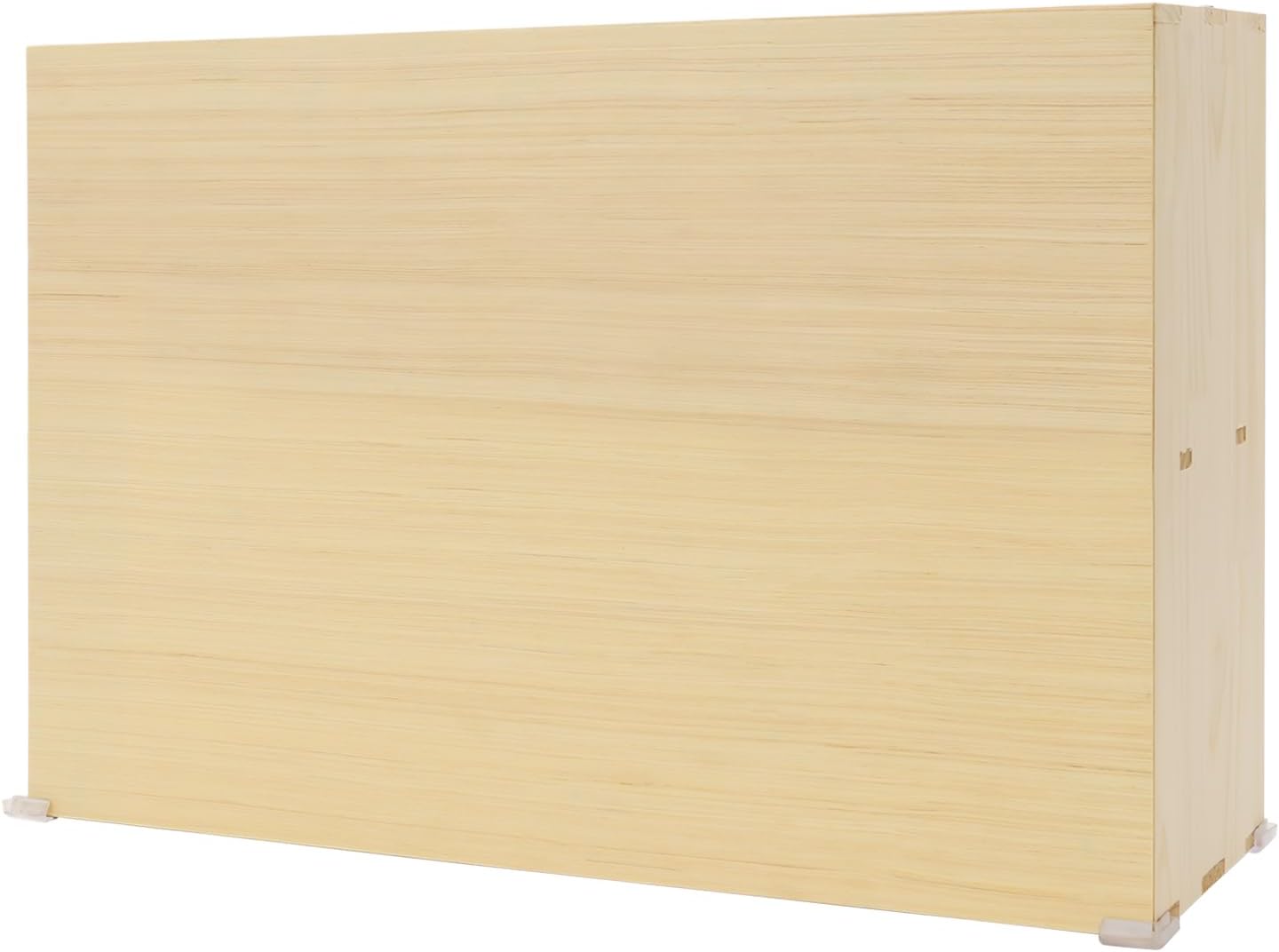 TFCFL 6-Cube Bookcase, 2-Tier Solid Wood Cube Storage Organizer, 35.4" L x 11.8" W x 23.6" H Floor Standing Open Bookshelf, Display Storage Cabinet for Home and Office