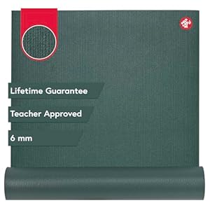 Manduka Pro Yoga Mat Instructor Recommended Grip Texture 6mm Ultra Dense for Yoga, Home Studio & Pilates