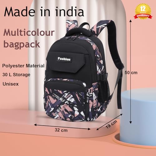 Image of Tinytot 30 Litre, Stylish & Trendy Water Resistant Hi Storage School Collage Travel Laptop Backpack Bag for Boys, Girls, Mens & Womens, 20 Inches
