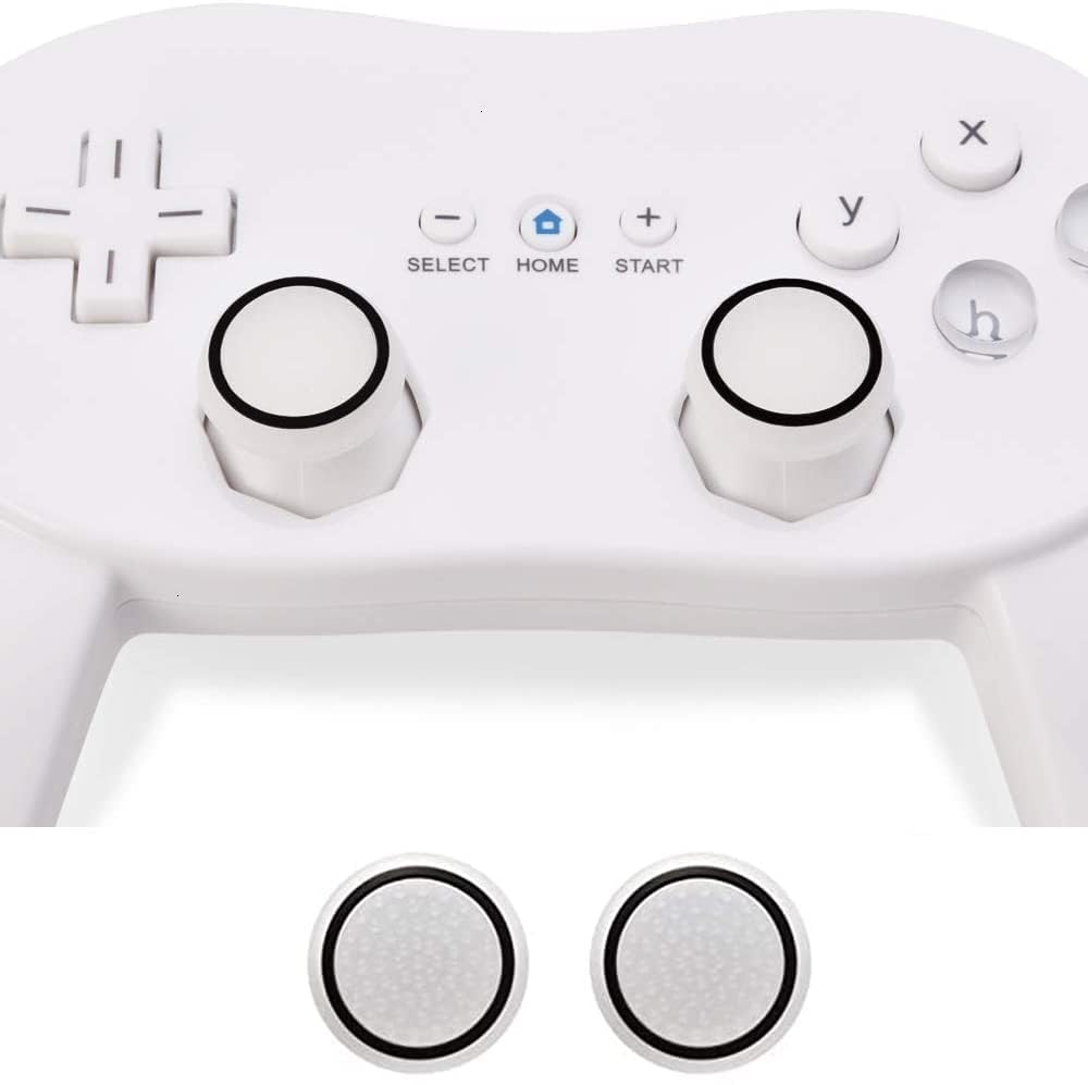 careflection silicone thumb stick joystick grips cap analog grip thumbsticks rubber cap cover case for ps4 ps3 ps 5 dual xbox one xbox 360 video game controllers gaming (white-black)
