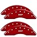 MGP Caliper Covers MGP Calipers 51011SMGPRD MGP, Red/Silver