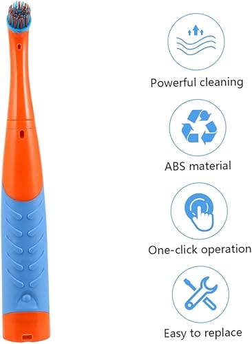 Miniatura 8 de Paquete de limpieza eléctrica depurador de cocina baño suave de plástico suave cepillo de lavado de platos fácil de limpiar