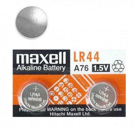 Image of Maxell LR44 Battery , 1.5V Micro Alkaline Button Coin Cell(pack of 2 batteries)