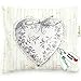 Produktbild HERBALIND Lavendelkissen zum Schlafen Motiv Herz - Schlafkissen 20x25cm gefüllt mit getrockneten Lavendelblüten und Schafschurwolle, Lavendel Nachtkissen, Schlafhilfe bei Schlafstörungen (Herz)