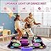 Light Up Dance Mat for Kids, Electronic Music Dance Pad with LED Lights & Wireless Bluetooth Built in Music, Birthday Gifts, Toys for Girl 4-8, 8-12 (Multicolor)