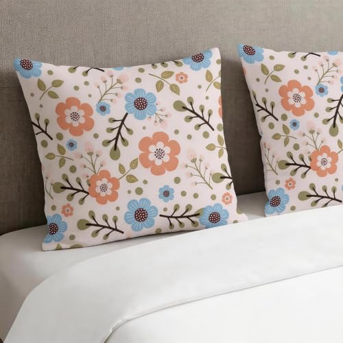 Housse de couette 120 x 150 cm parure de lit 3 pièces fleurs 3D - 3
