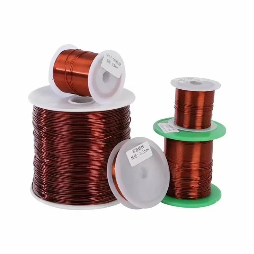 500g/roll Enamelled Wire QZY-2/180 Grade High-Temperature Resistant Enameled Copper Wire 0.49 0.51 0.6 0.7 0.8 Mm(0.49mm)