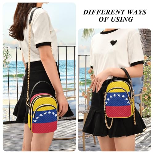 Image of Patriot Flag Cell Phone Purse Crossbody Handbag Durable Shoulder Bag Sturdy Travel Pouch