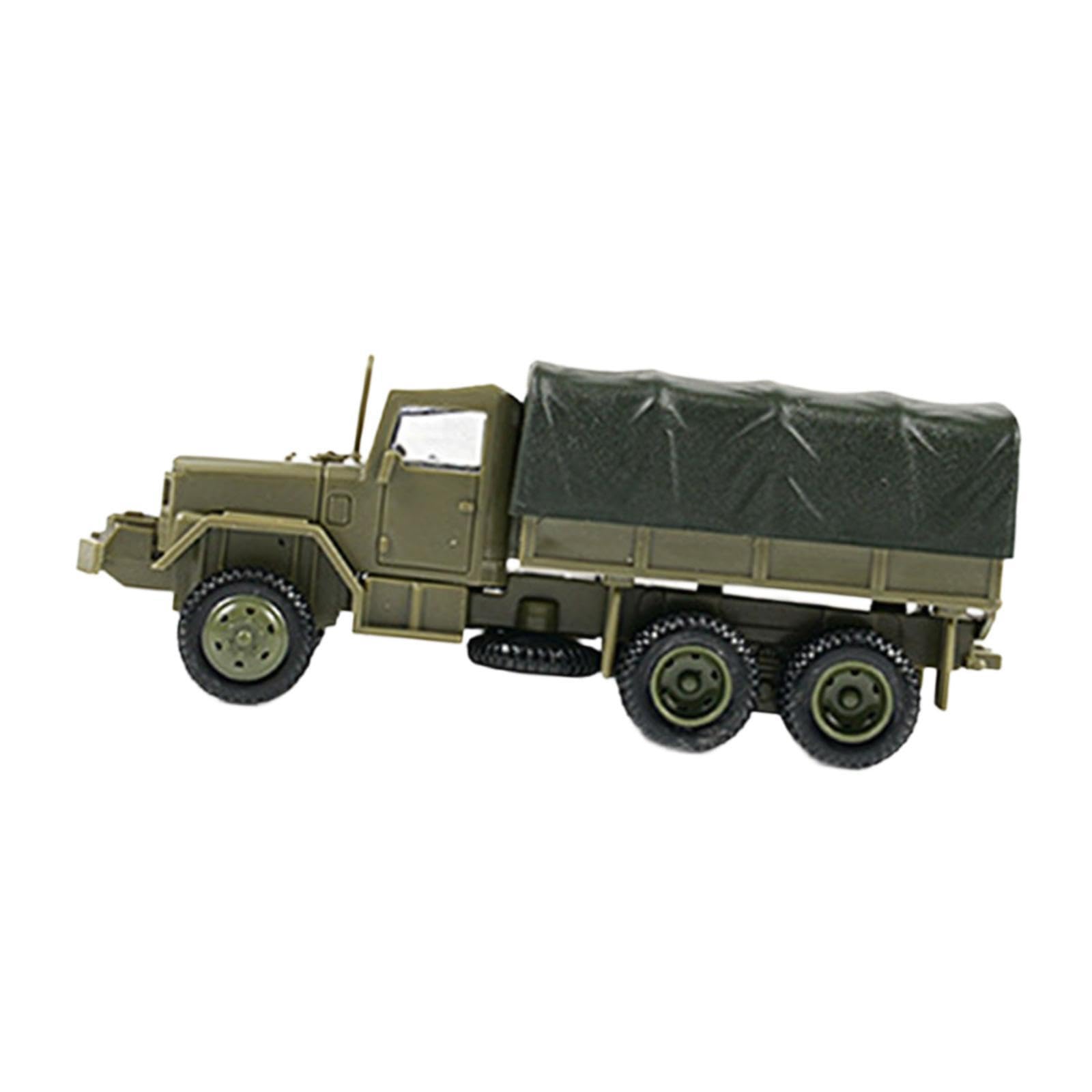 KIXZSAZ Heavy Truck Model Miniature Vehicles Toy Collection Pickup Truck Models 1 72 Scale DIY Assembly Steel Ball Wheels Kids Boy Gift Car Vehicles Toys 1/72
