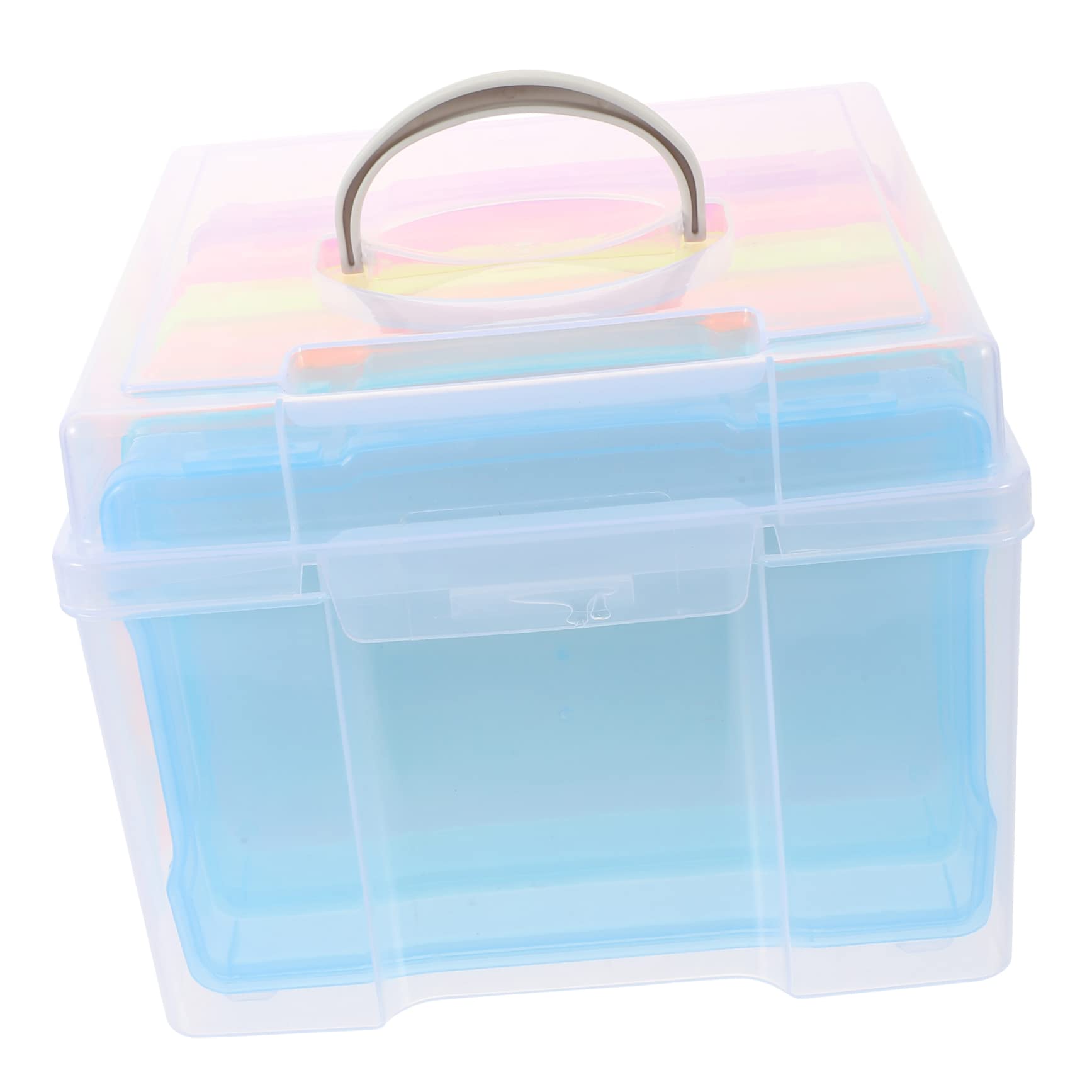 DOITOOL Ganizer Box for Photos More 5x7 Photo Case Dividers Storage for Parts Screws Nails