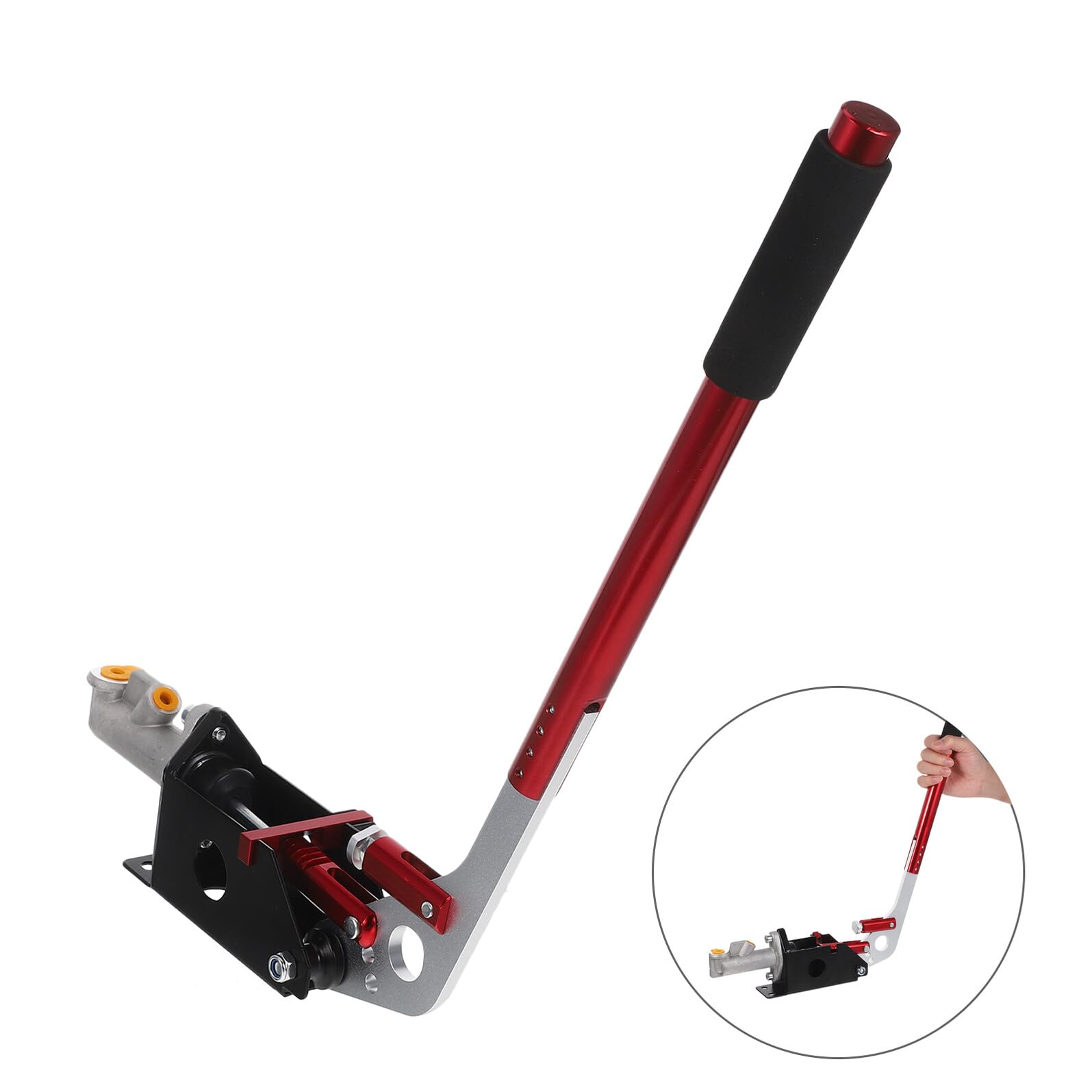 Anneome Hydrauliczny Hamulec Ręczny Wyścigowy Hamulec Postojowy Wyścigowy Układ Hamulcowy Zestaw Hamulcowy Do Samochodu Hydrauliczny Awaryjny
