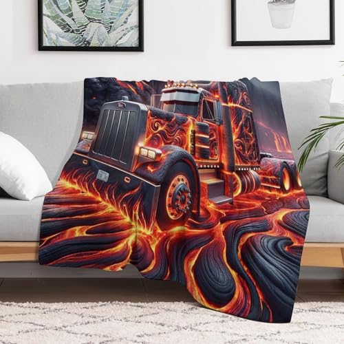 Couverture polaire camion grand format pour soir&eacute;e cocooning - 3