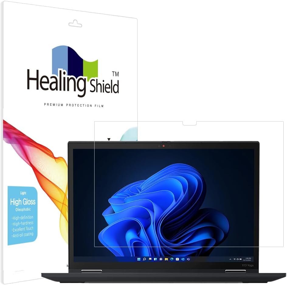 Healingshield Screen Protector Paper-Feel Eye Protection Anti Blue Ray Anti Glare Paper Texture Film Compatible with Lenovo ThinkPad X13 Yoga GEN3