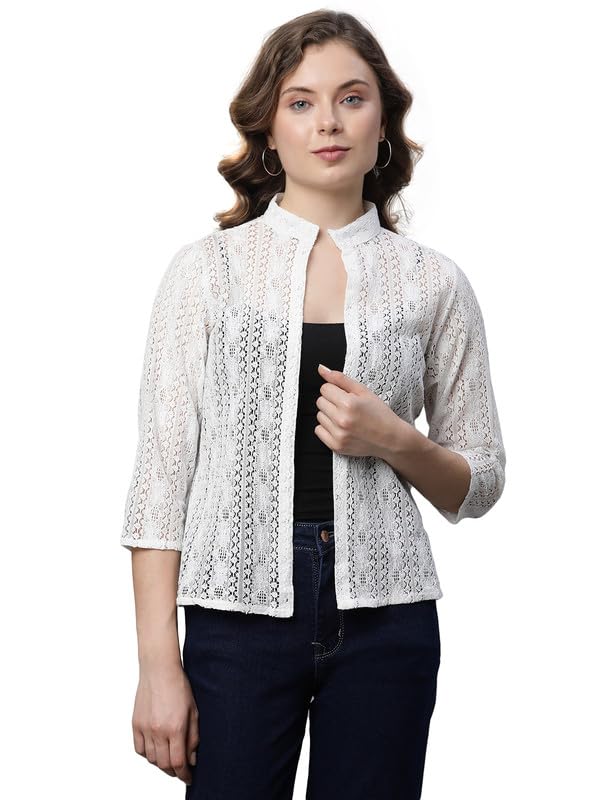 unaone Women Cotton White Lace Collar Shrug UNSG-662-NWWTCL_P-picture-13