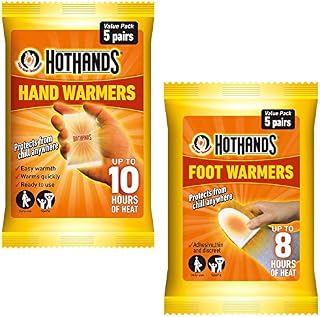 Hot Hands Hand Warmers (5 Pairs) & Foot Warmers (5 Pairs)