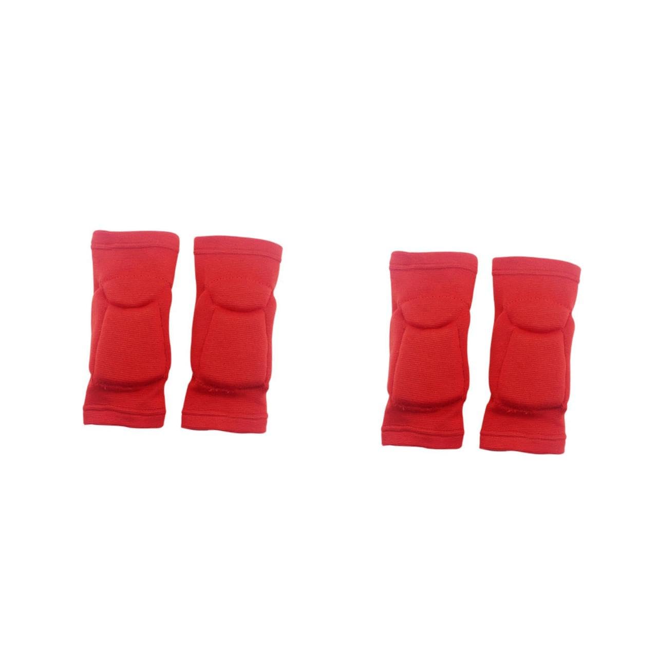 FRCOLOR 2 Pairs Men Arm Guard Sleeve Elbow Pads for Men Elbow Pad Sleeve Elbow Protection Pads Padded Sleeve Elbow Protection Sleeve Sports Sleeve Foam Elbow Pads Elbow Sleeve Red