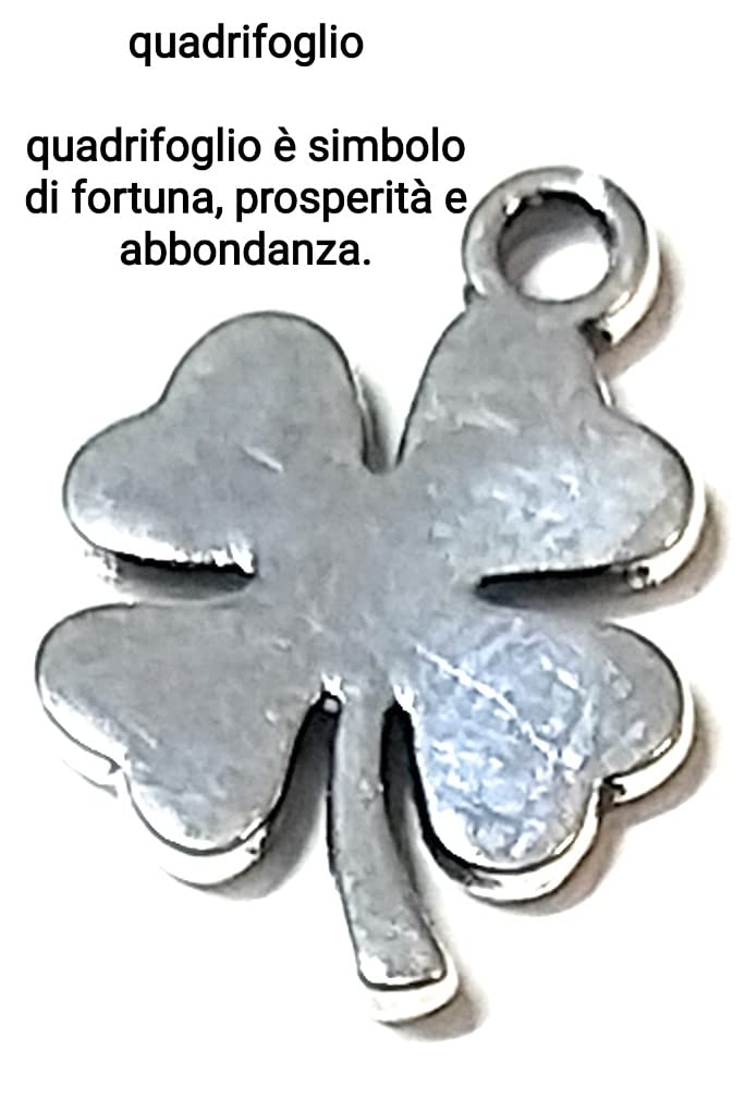Mavijewel Portachiavi uomo donna in acciaio con pendente corno portafortuna personalizzato scritta/corna/zampa/albero/mano di fatima/civetta/spedizione gratis