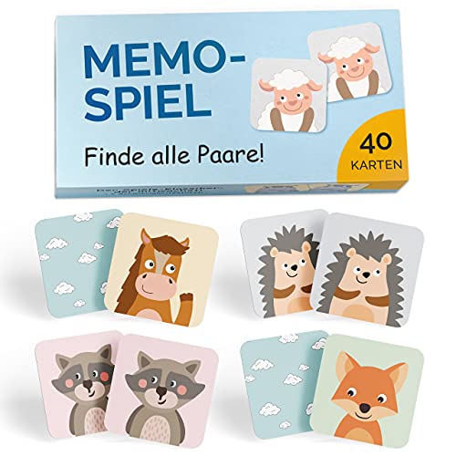 KOSMOS 680596 Die Crew - Mission Tiefsee, kooperatives Kartenspiel, für 3 bis 5 Spieler, mit Variante für Zwei Personen, Gesellschaftsspiel, Nachfolgerspiel des Kennerspiel des Jahres 2020 Die Crew 6 GLÜCKSWOLKE Memo - Spiel I Für Kinder ab 2 bis 6 Jahre I Montessori Spielzeug - fördert Konzentration + Merkfähigkeit I Lernspiele - Mit 7 Schwierigkeitsstufen I Kinderspielzeug - Neu (40 Karten)