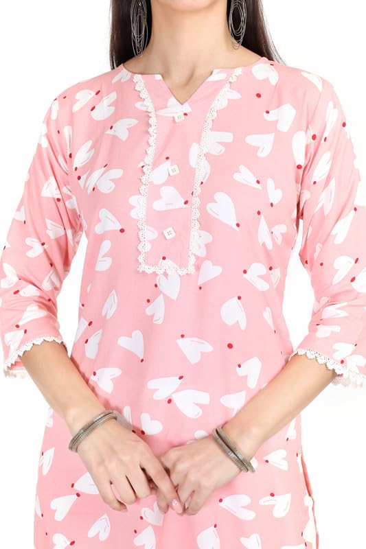 Image of Women's Rayon Kurta - Ethnic Wear Straight Kurti for Daily, Office & Festive Use