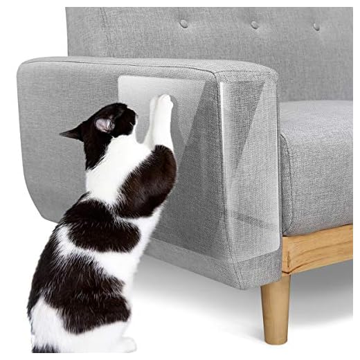 Pawaboo Protector de Muebles anti Arañazo de Gatos, [10 Piezas] Cinta de Entrenamiento con 60 Tornillos para Sofá, Puertas