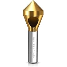 4PC M35 Countersunk Head Drill Bit - Cobalt Countersunk Deburring Chamfering Drill Bit 2-5/5-10/10-15/15-20mm Titanium Taper Hole Cutter