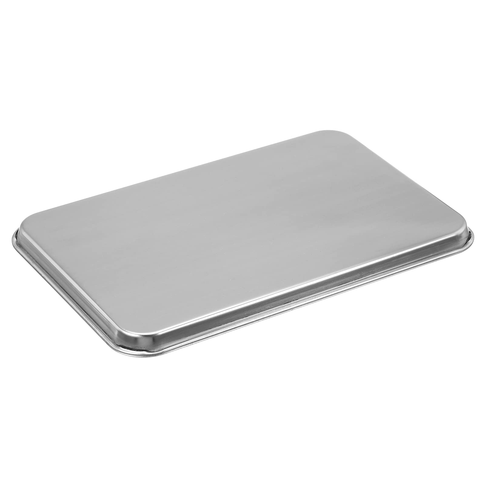 PATIKIL Bandeja de Acero Inoxidable 22,8x14,8cm Rectangular Laboratorio