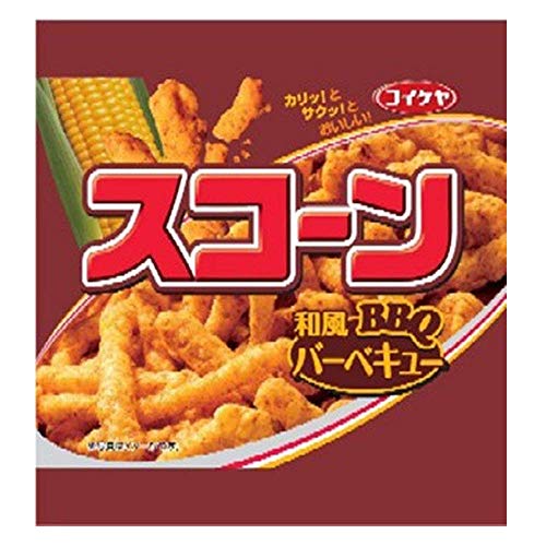 Scorn Mini Package Japanese BBQ Taste 0.9oz 12pcs Japanese Snack Koikeya Ninjapo