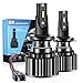Ampoule H7 LED, 16000LM 6500K Phares pour Voiture et Moto, Ampoules Auto de Rechange pour Lampes Halogènes et Kit Xenon, 2 Ampoules