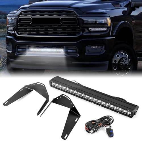 WeiSen 22" Straight LED Light Bar & Mounting Brackets, Front