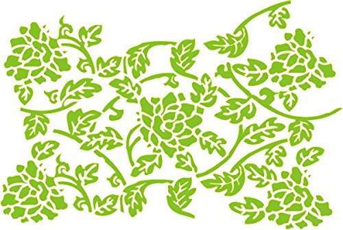INDIGOS UG - Wandtattoo Wohnzimmer - Wandaufkleber Kinderzimmer bunt farbig MD069 schöne Blumen 170 x 114 cm