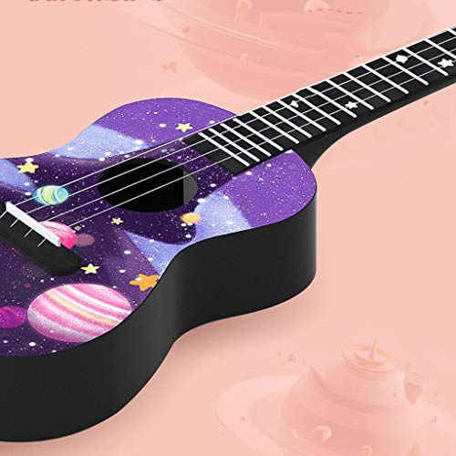 Ukulele Ukulele Female Beginner 24 inch Star Galaxy Little Guitar Child Purple Guitar - Les Beatles, Paul McCartney, John Lennon, RIngo Starr, George Harrison Ukulele Ukulele Female Beginner 24 inch Star Galaxy Little Guitar Child Purple Guitar – Image 5