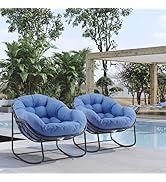 Chilly Pilley Papasan Impermeable Papasan Cojín Jardín Cojín