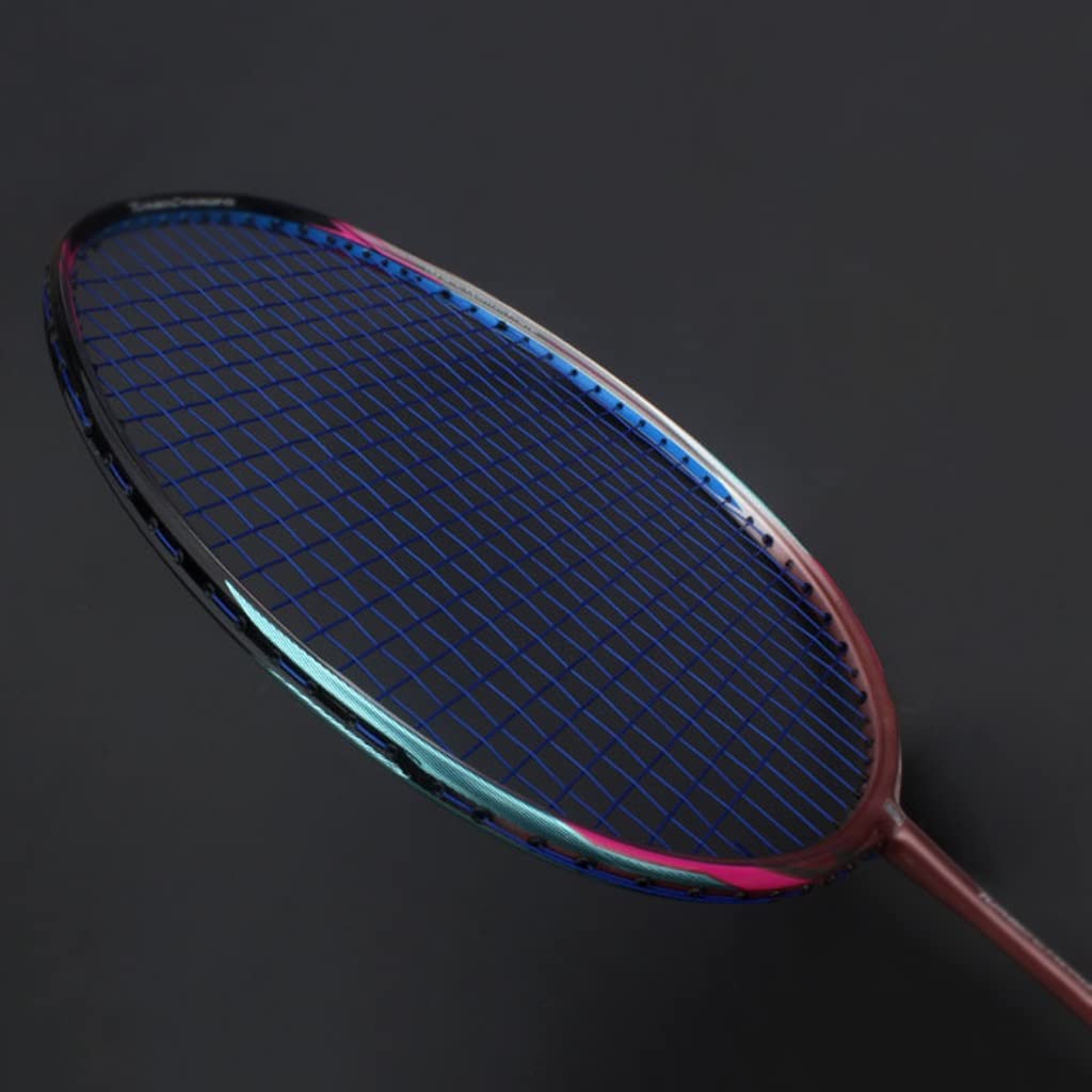 65G Professional Carbon Fiber Badminton Racket Raquette Super Light Weight Multicolor Rackets 22-35lbs Sports Force Padel(A)
