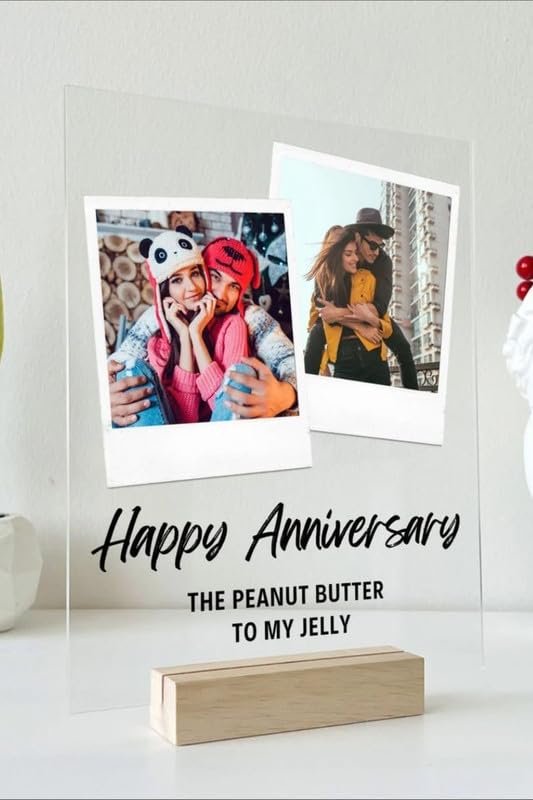 THE GRANDEUR Personalised Acrylic Photo Frame, Best Friend design, Customized Photo Frame, Birthday Gift, Engagement Gift, Couples Gift, Tabletop 2