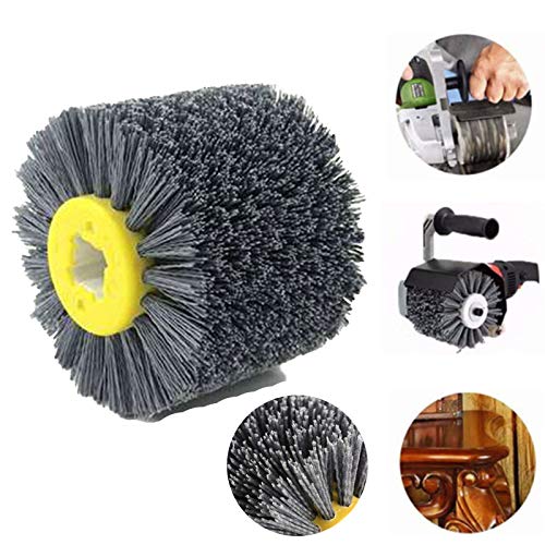 Nylonborstel, korrel draad-trekwiel, borstel polijstborstel voor satijnmachine, slijpborstel, tekenen, polijsten, polijstschijf, nylonborstel, schuurborstel voor satijnmachine (180#) - Afbeelding 4