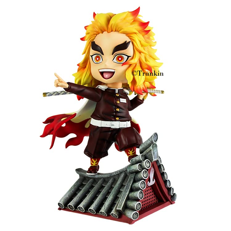 Image of Trunkin | Demon Slayer Rengoku Kyojuro Action Figure Figurine | Version Vibration Stars Weeb Manga Collectible Kimetsu no Yaiba | Anime Figurine