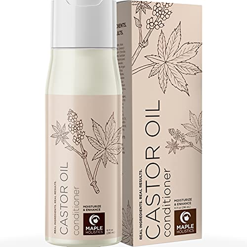 Castor Oil Biotin and Collagen Conditioner - Volumizing Conditioner for Thin Hair Protein Treatment for Damaged Hair Care - Sulfate Free Conditioner for Damaged Dry Hair with Black Castor Oil for Hair