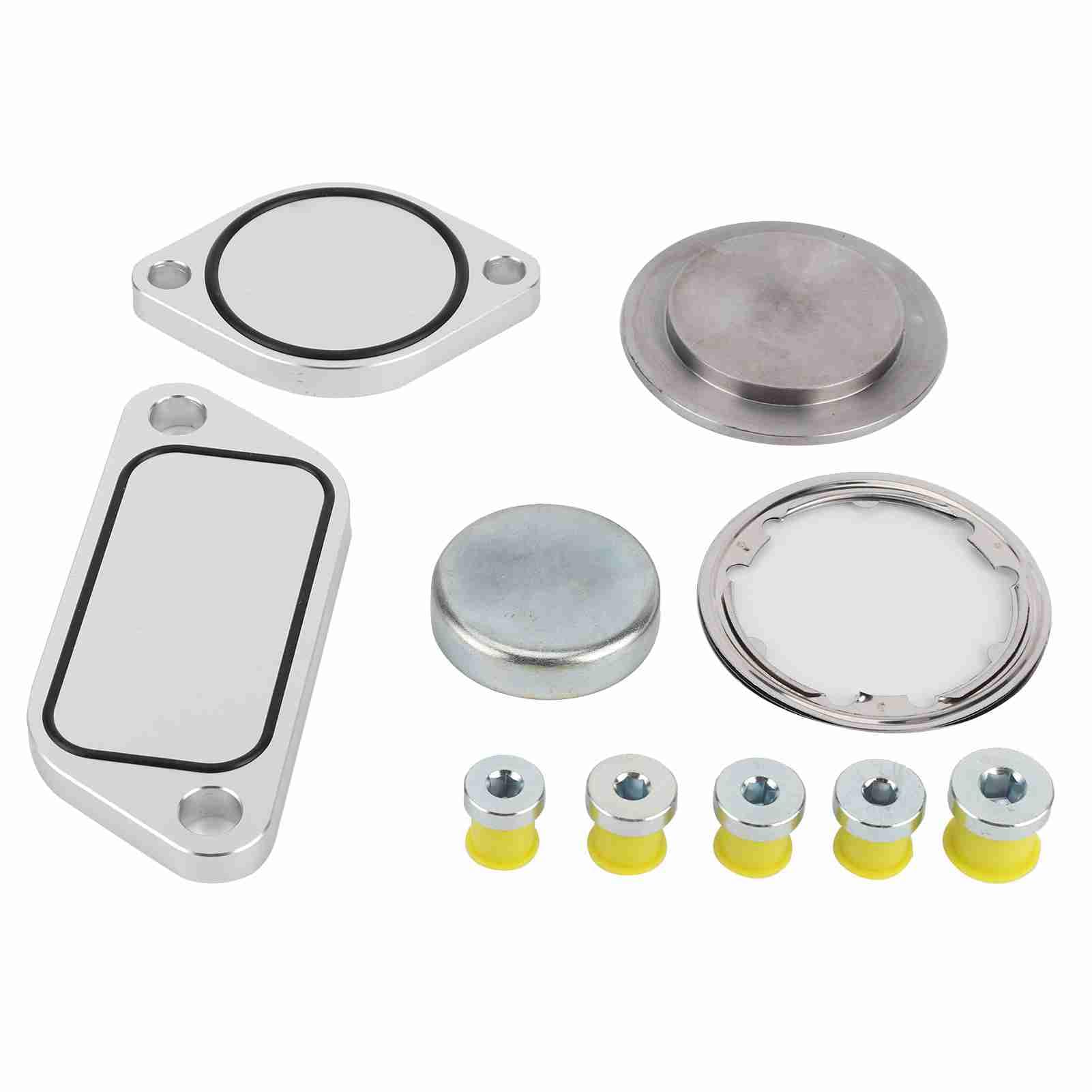 Akozon Zestaw Wtyków EGR 5 Sztuk Uszczelek Gumowych z Aluminium dla ISX 15