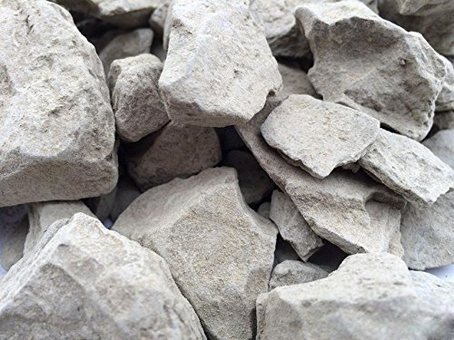 Blue Edible Clay Chunks (lump) Natural for Eating (Food), 4 oz (113 g)